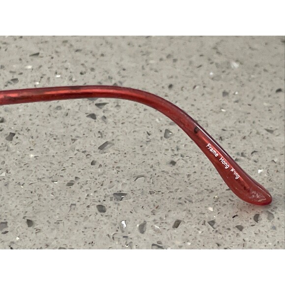 MARCOLIN EYEGLASSES FRAMES ONLY Mod. 7214 Col. 506 FULL RIM 51-18-125 gold oval - Picture 6 of 14